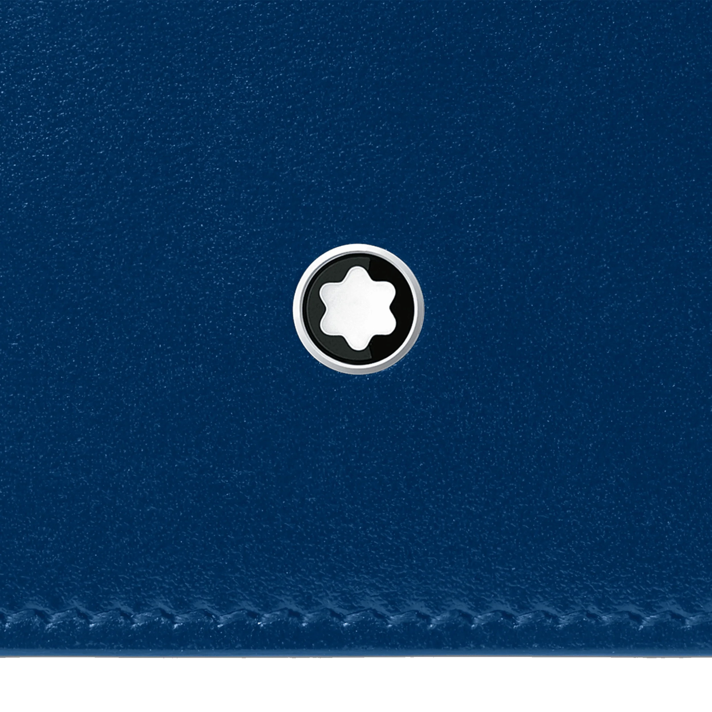 Montblanc portafoglio lungo 15 scomparti Meisterstück nero/blu 129681