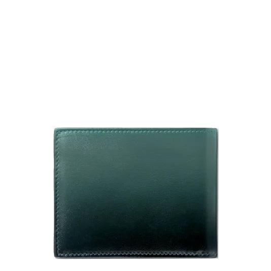 Montblanc portafoglio Meisterstück 6 scomparti Verde Britannico 198271