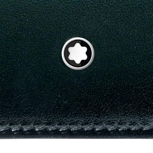 Montblanc portafoglio Meisterstück 6 scomparti Verde Britannico 198271