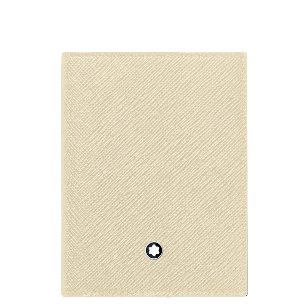 Montblanc portafoglio mini 4 scomparti Montblanc Sartorial avorio 130837