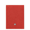 Montblanc portafoglio mini 4 scomparti Sartorial corallo 198229