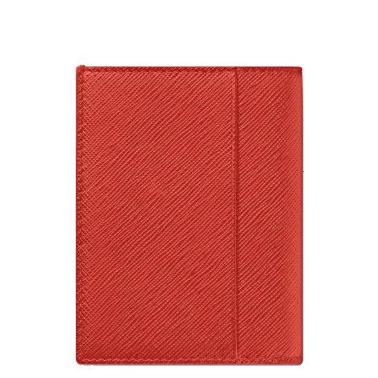 Montblanc portafoglio mini 4 scomparti Sartorial corallo 198229