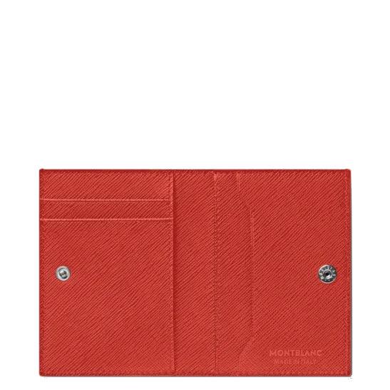 Montblanc portafoglio mini 4 scomparti Sartorial corallo 198229
