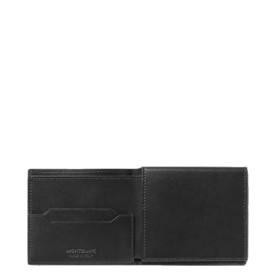 Montblanc portafoglio sottile trio soft 4 scomparti nero 198145