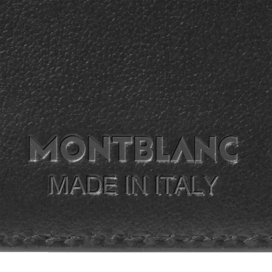 Montblanc portafoglio sottile trio soft 4 scomparti nero 198145