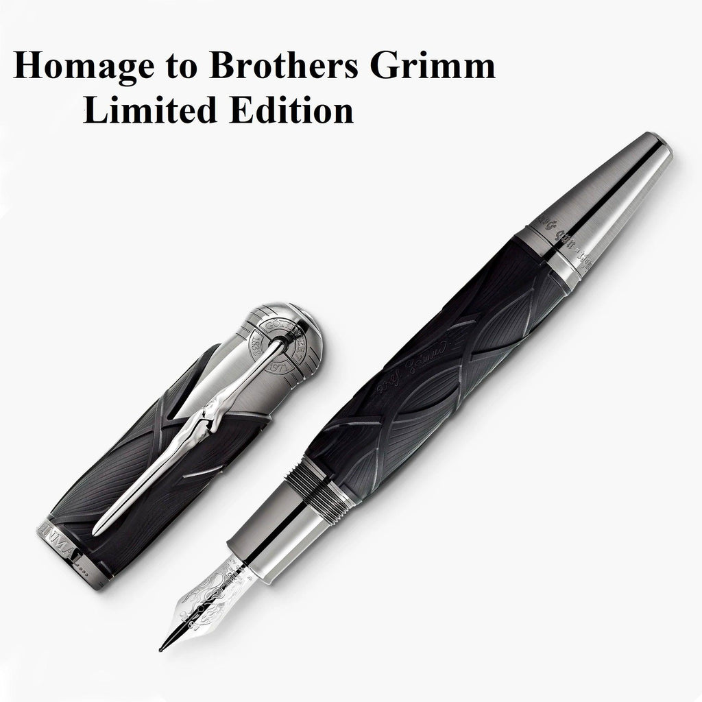 Montblanc set 3 penne Writers Edition Fratelli Grimm ( Stilografica + Roller + Sfera ) Limited Edition 128367