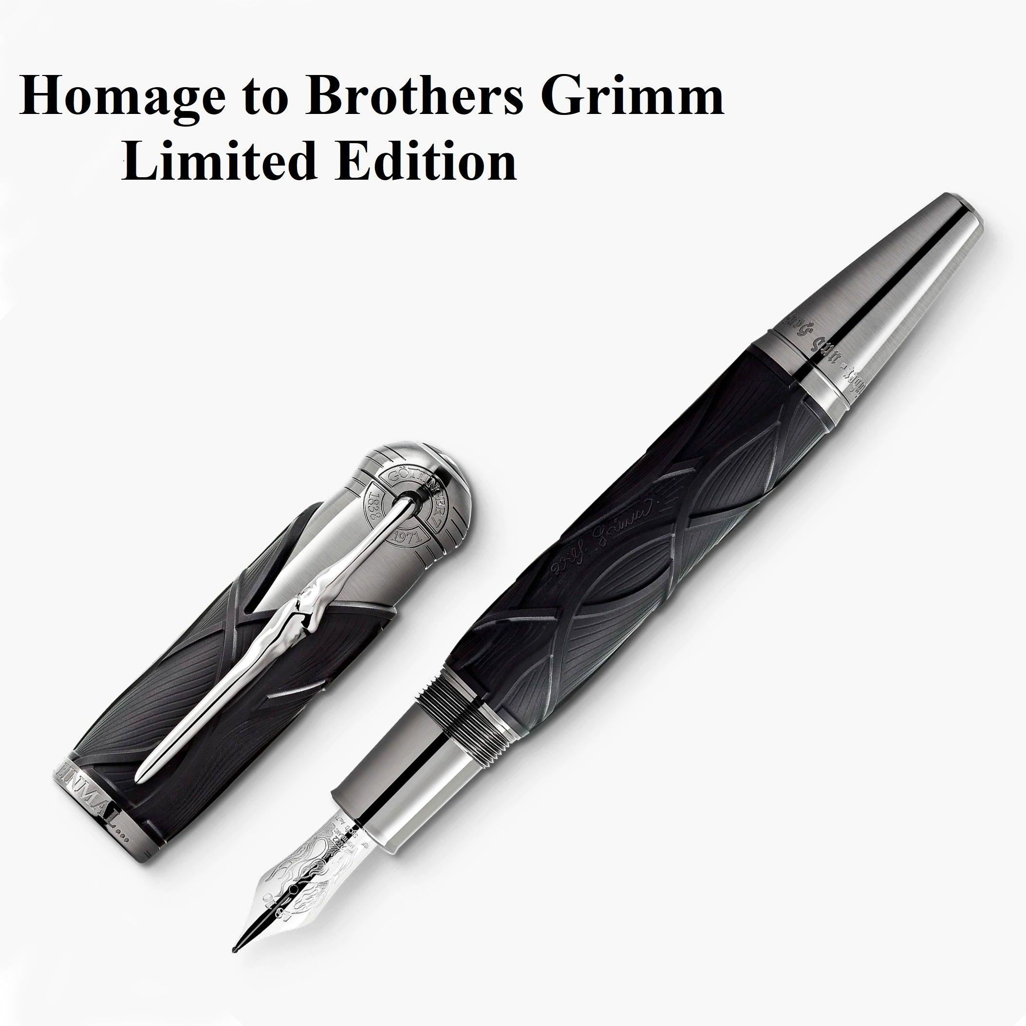 Montblanc set 3 penne Writers Edition Fratelli Grimm ( Stilografica + Roller + Sfera ) Limited Edition 128367