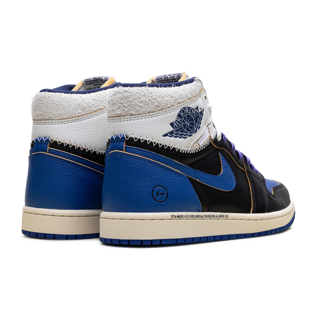 Jordan 1 Retro High OG SP Fragment x Union LA Sport Royal