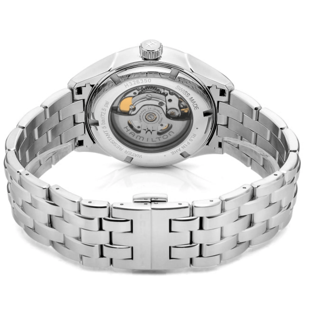 Hamilton Jazzmaster Automatic 42mm – in acciaio con indicatore della riserva di carica