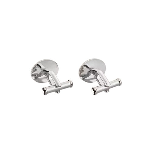 Montblanc gemelli ovali Meisterstück acciaio 134468