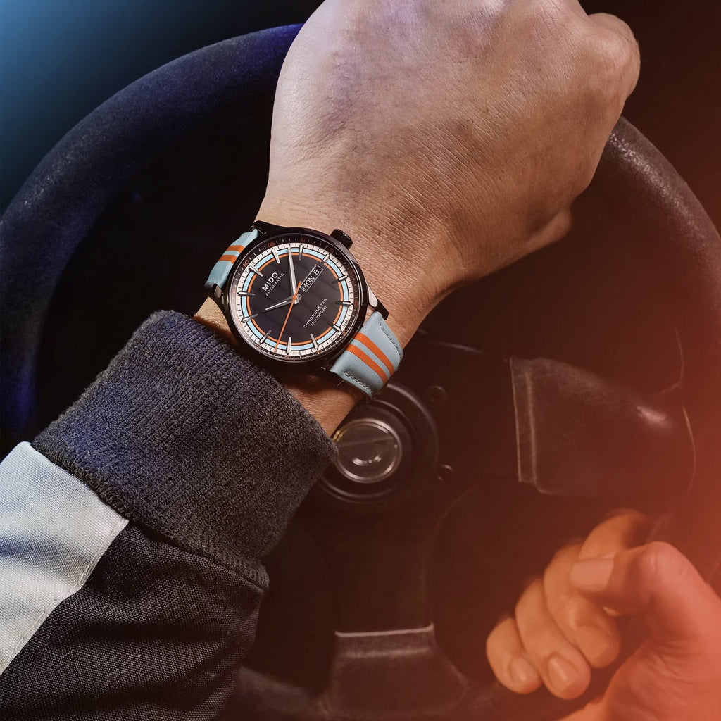 Mido orologio Multifort Chronometer 1 Racer 42mm nero automatico acciaio finitura PVD nero M038.431.36.051.00