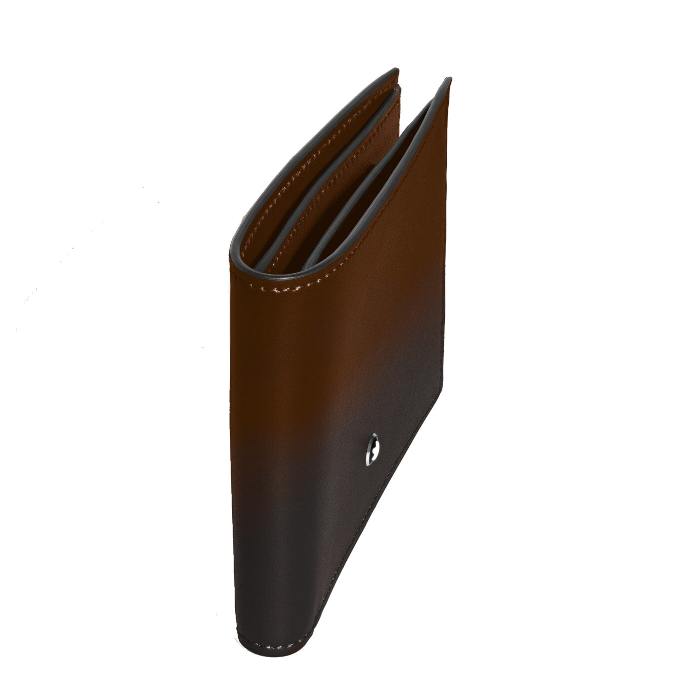 Montblanc portafoglio 6 scomparti Meisterstück sfumato marrone 220315