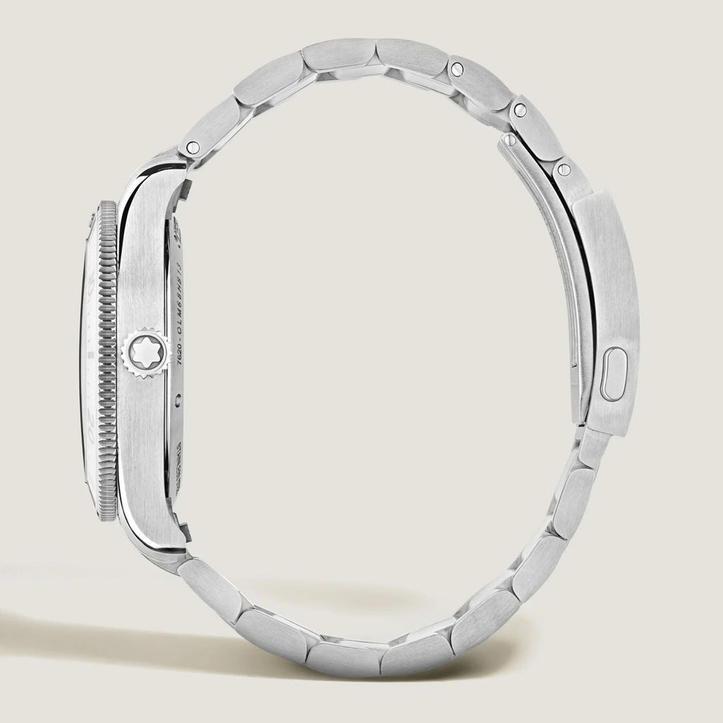 Montblanc orologio Iced Sea Automatic Date 0 Oxygen 38mm bianco automatico acciaio 134024