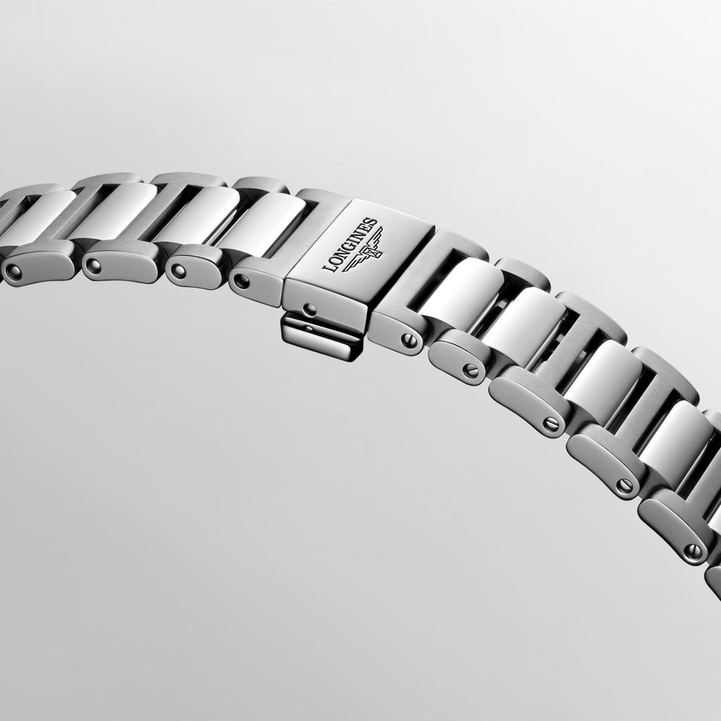 Longines orologio Conquest 34mm azzurro automatico acciaio L3.430.4.92.6