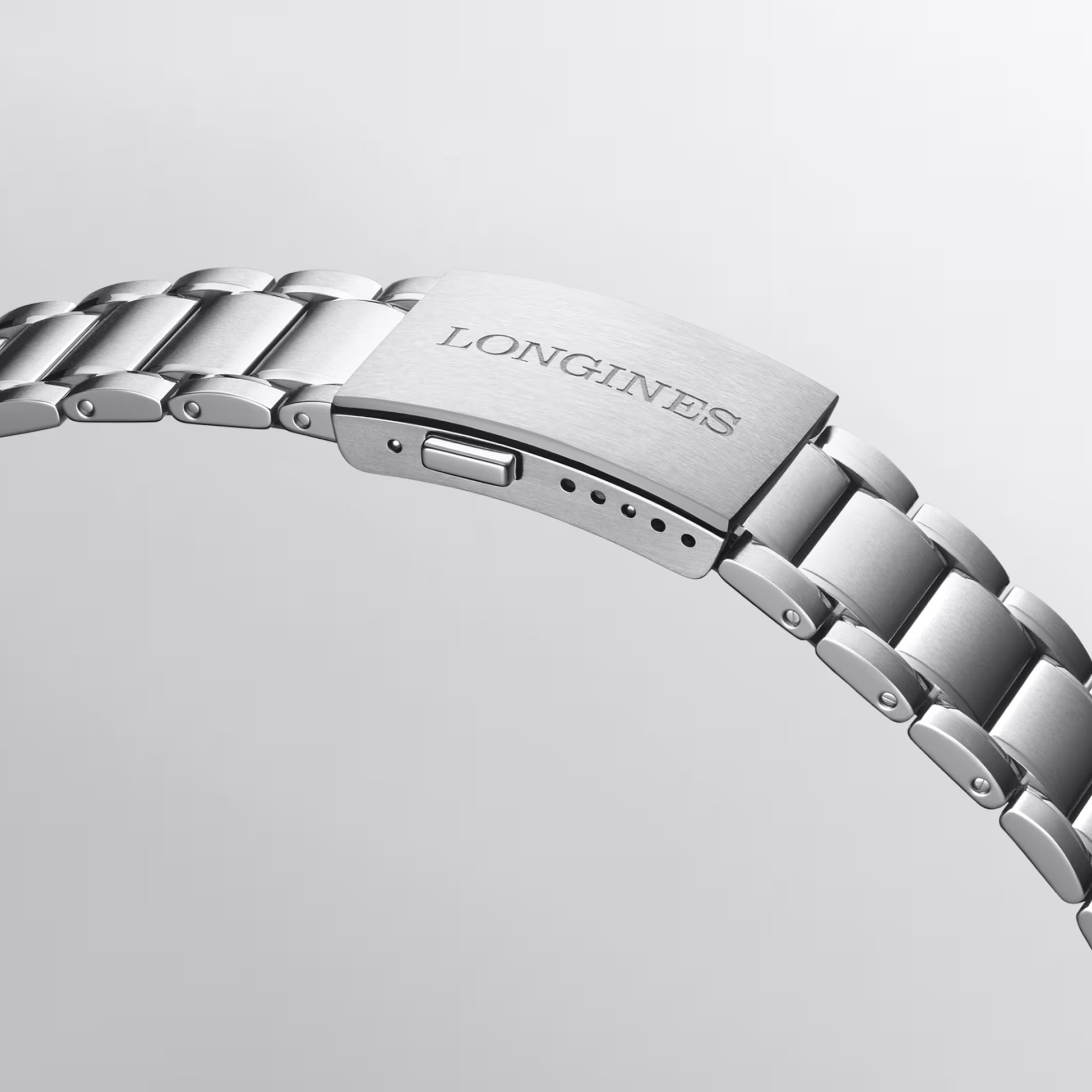 Longines orologio Spirit Zulu Time 39mm antracite automatico acciaio L3.802.4.60.6